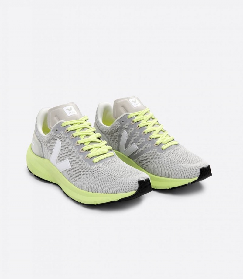 Veja Marlin V-knit Chalk Kadın Koşu Ayakkabısı Gri Beyaz | DYQ10049WA
