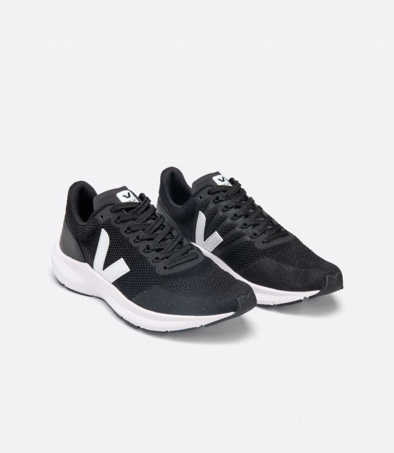 Veja Marlin V-knit Kadın Koşu Ayakkabısı Siyah Beyaz | LMM6446YN